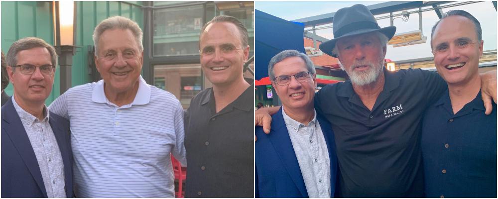 Dr. Gallagher and Dr. Marciello attended the press release at Tony C’s at Fenway and met with the media along with former player Rico Petrocelli and Bill “Spaceman” Lee!